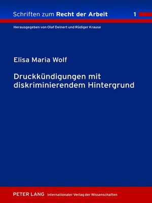 cover image of Druckkündigungen mit diskriminierendem Hintergrund